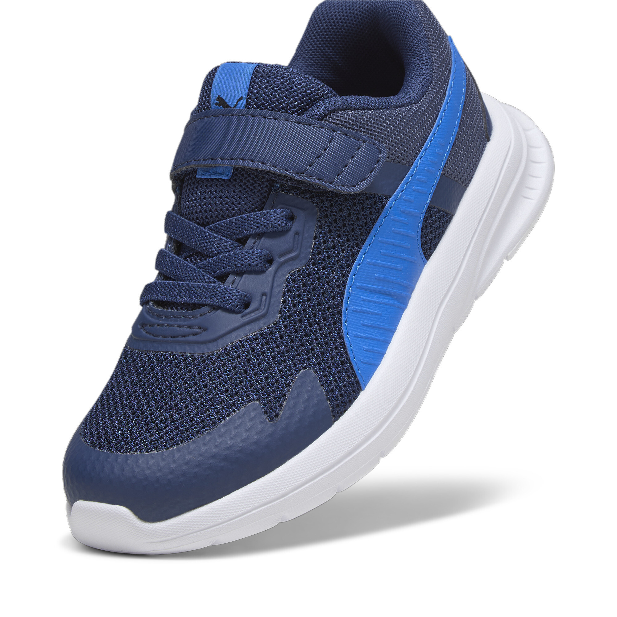 Puma Evolve Run Mesh Alternative Closure Sneakers Kids, Blue, Size 31, Shoes