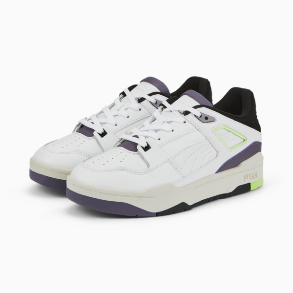 Slipstream Sneakers Women, Puma White-Marshmallow-Purple Charcoal, large-ZAF