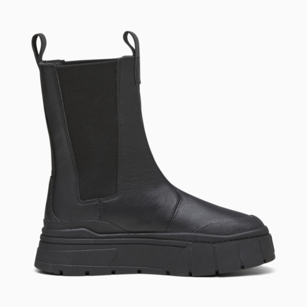 Mayze Stack Women's Chelsea Boot, PUMA Black, large-ZAF