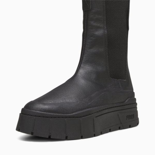 Mayze Stack Women's Chelsea Boot, PUMA Black, large-ZAF