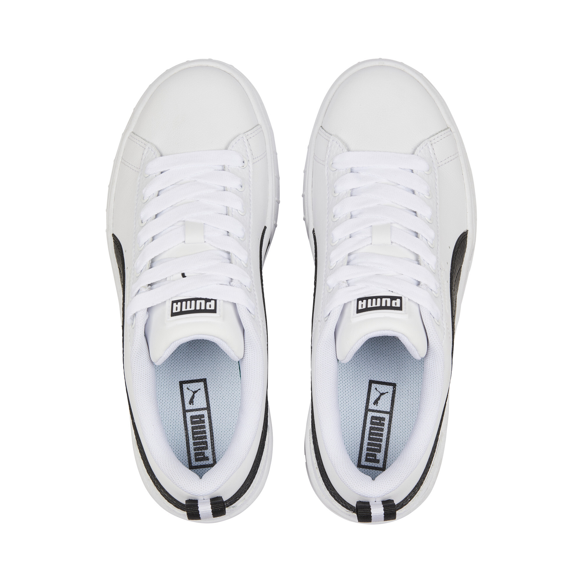 Women's Puma Mayze Wedge Sneakers, White, Size 41, Shoes