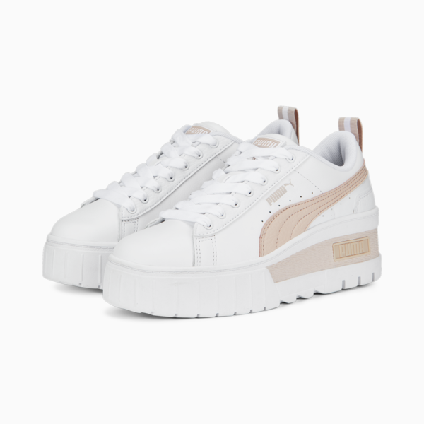 Mayze Wedge Sneakers Women, Puma White-Rose Quartz, large-ZAF