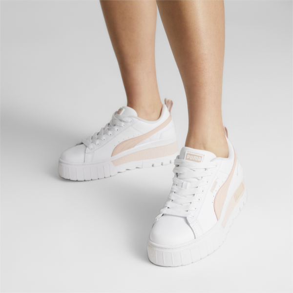 Mayze Wedge Sneakers Women, Puma White-Rose Quartz, large-ZAF