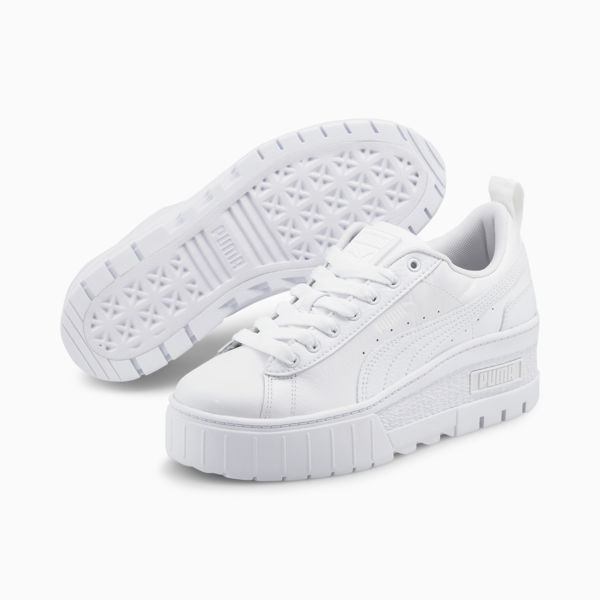 Mayze Wedge Sneakers Women, Puma White, large-ZAF