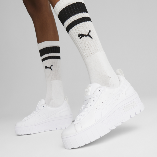 Mayze Wedge Sneakers Women, Puma White, large-ZAF
