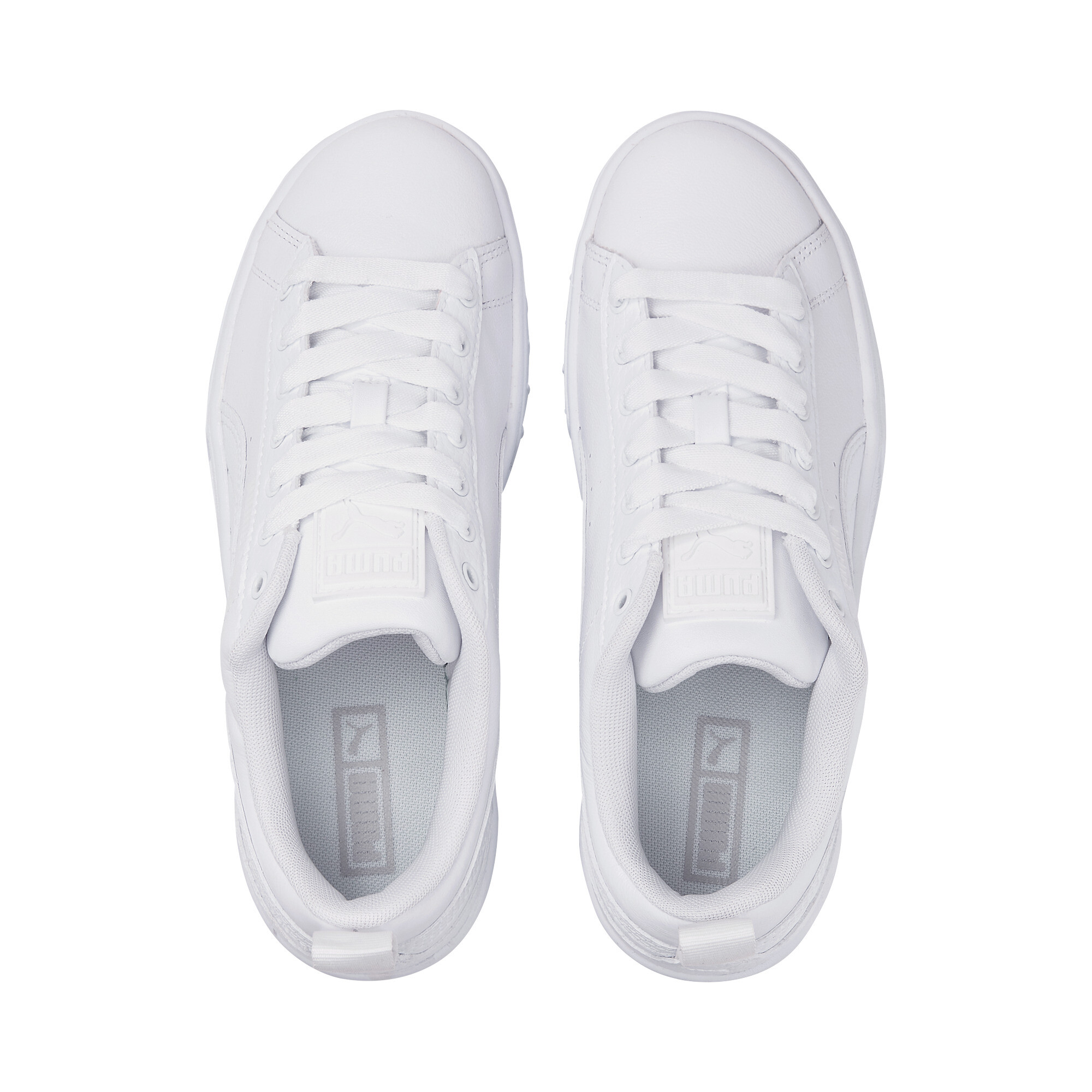 Women's Puma Mayze Wedge Sneakers, White, Size 42, Shoes