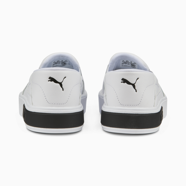 Cali Star Slip-On Leather Sneakers Women, Puma White-Puma Black, large-ZAF