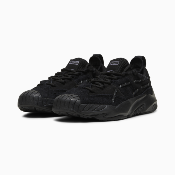 Tenis Plexus, PUMA Black-Mineral Gray, large-MEX