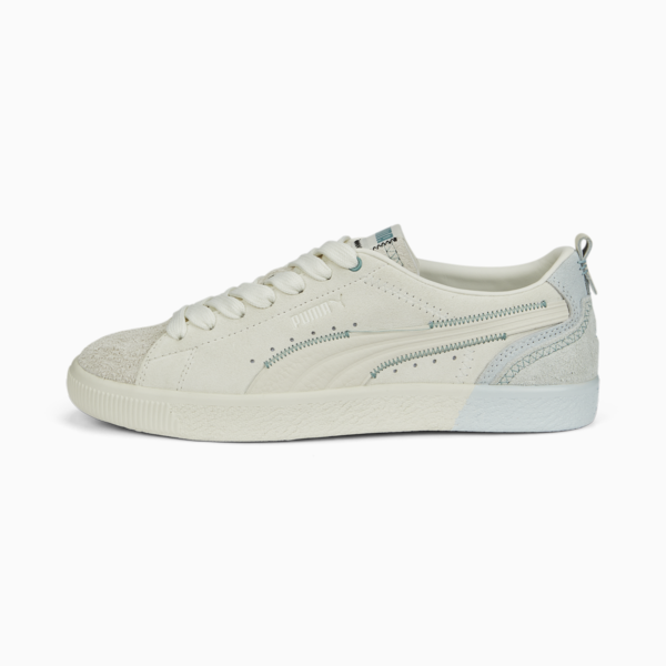 Suede VTG Beautiful Flaw Sneakers, Vaporous Gray-Ice Flow, large-ZAF