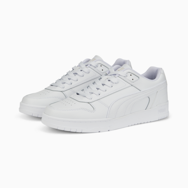 RBD Game Low Sneakers, Puma White-Puma White-Puma Team Gold, large-MEX