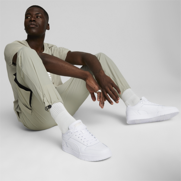 RBD Game Low Sneakers, Puma White-Puma White-Puma Team Gold, large-MEX