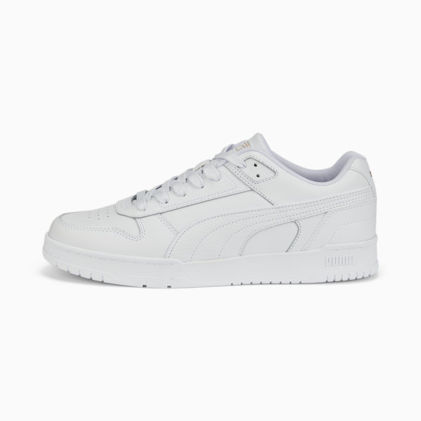 RBD Game Low Sneakers, Puma White-Puma White-Puma Team Gold, large-MEX