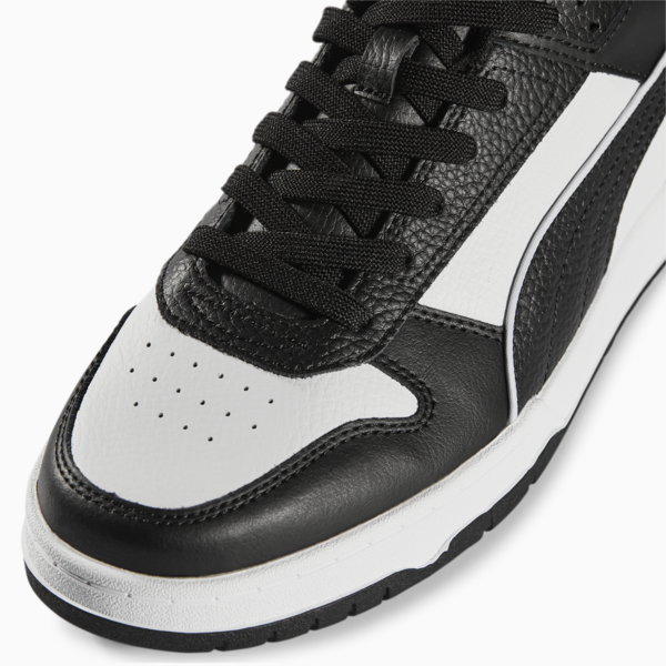 RBD Game Low Sneakers, Puma Black-Puma White-Puma Team Gold, large-ZAF