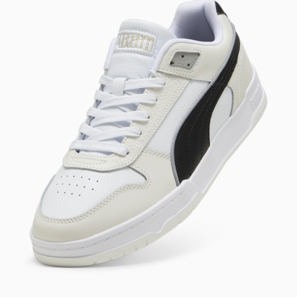 RBD Game Low Sneakers, Puma White-Puma Black-Vapor Gray, large-ZAF