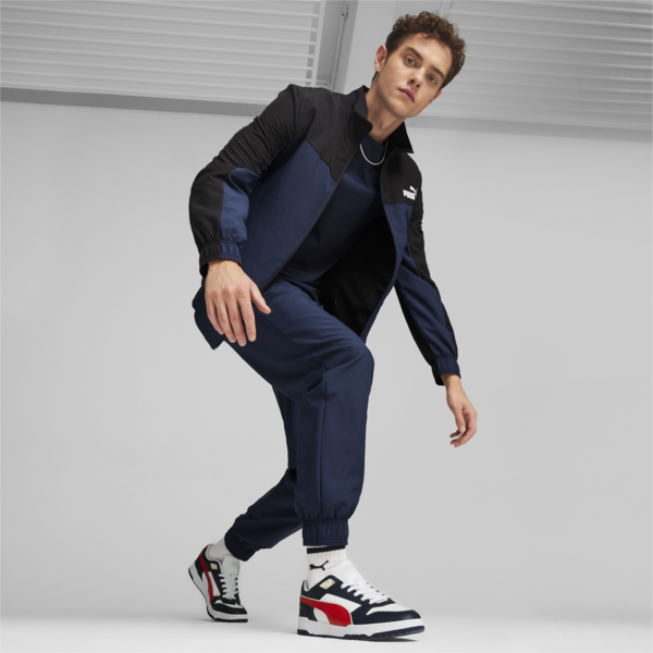 RBD Game Low Sneakers, Puma White-New Navy-For All Time Red, large-ZAF