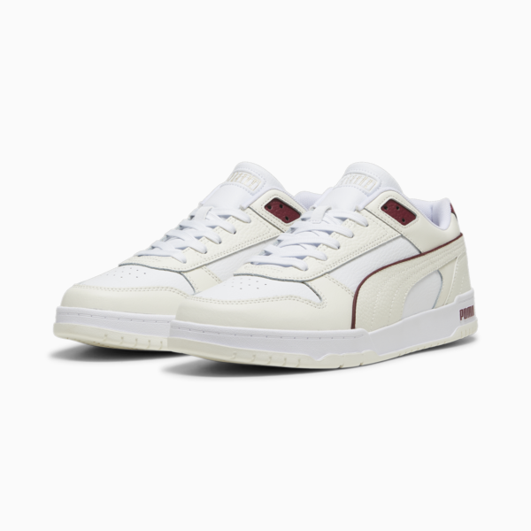 RBD Game Low Sneakers, Warm White-Puma White-Team Regal Red-PUMA Gold, large-ZAF