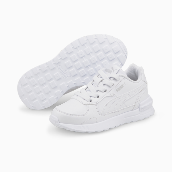 Zapatillas Graviton SL AC para niños ADP, Puma White-Puma White-Gray Violet, large-ARG