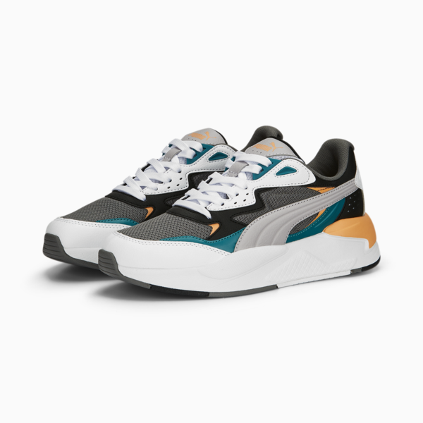 Zapatillas X-Ray Speed, Cast Iron-Marble-PUMA White-Orange Peach, large-ARG
