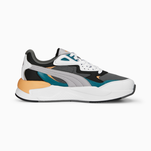 Zapatillas X-Ray Speed, Cast Iron-Marble-PUMA White-Orange Peach, large-ARG