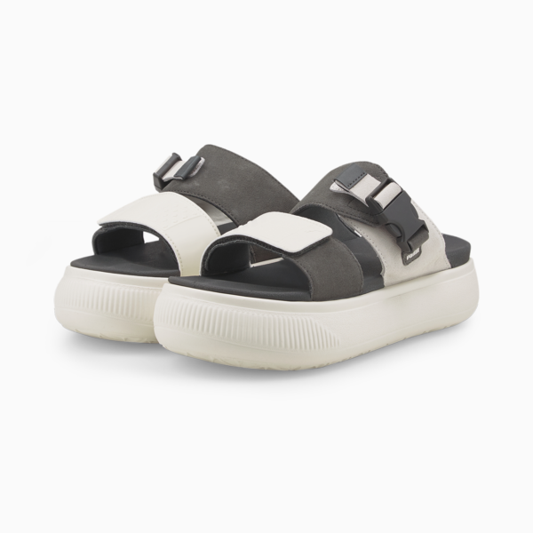 Sandalias Suede Mayu Wns ADP, Marshmallow-Dark Shadow-Ivory Glow, large-ARG
