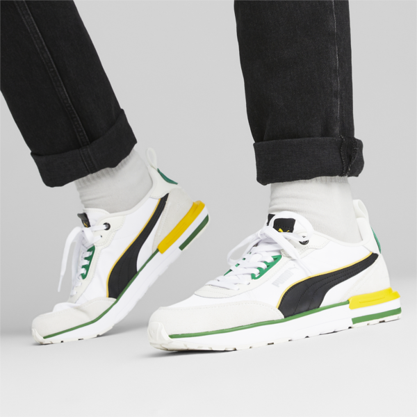 Zapatillas PUMA R22 ADP, PUMA White-PUMA Black-Vapor Gray-Yellow Sizzle, large-ARG