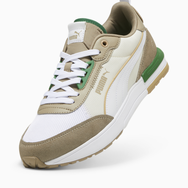 Zapatillas PUMA R22 ADP, Alpine Snow-PUMA White-Oak Branch-Sand Dune-Archive Green, large-ARG