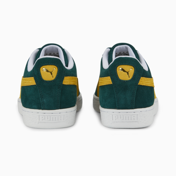 Suede Teams II Sneakers, Varsity Green-Mustard Seed-Puma White, large-ZAF