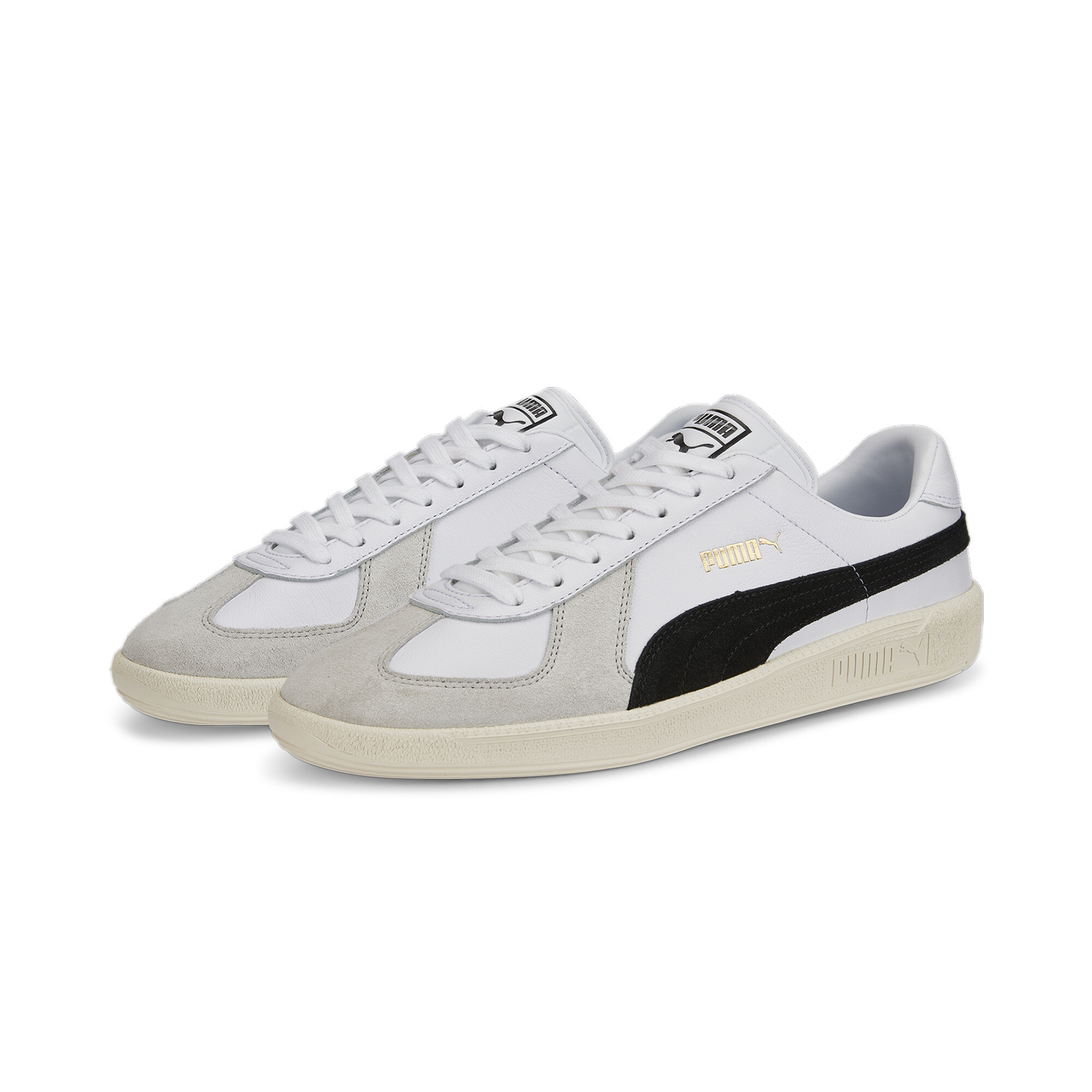 Men's PUMA Army Trainer Sneakers In White, Size EU 41