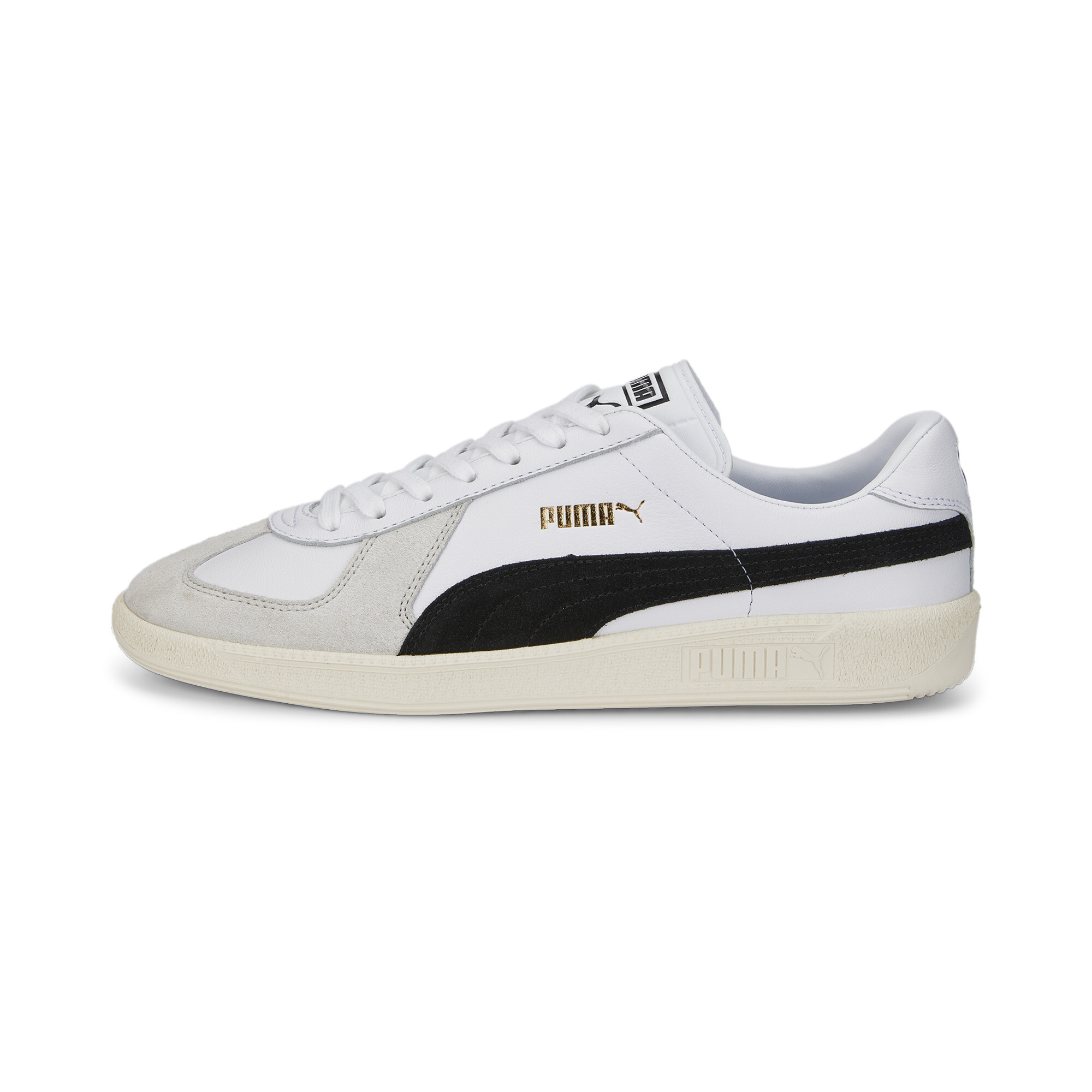 Men's PUMA Army Trainer Sneakers In White, Size EU 36