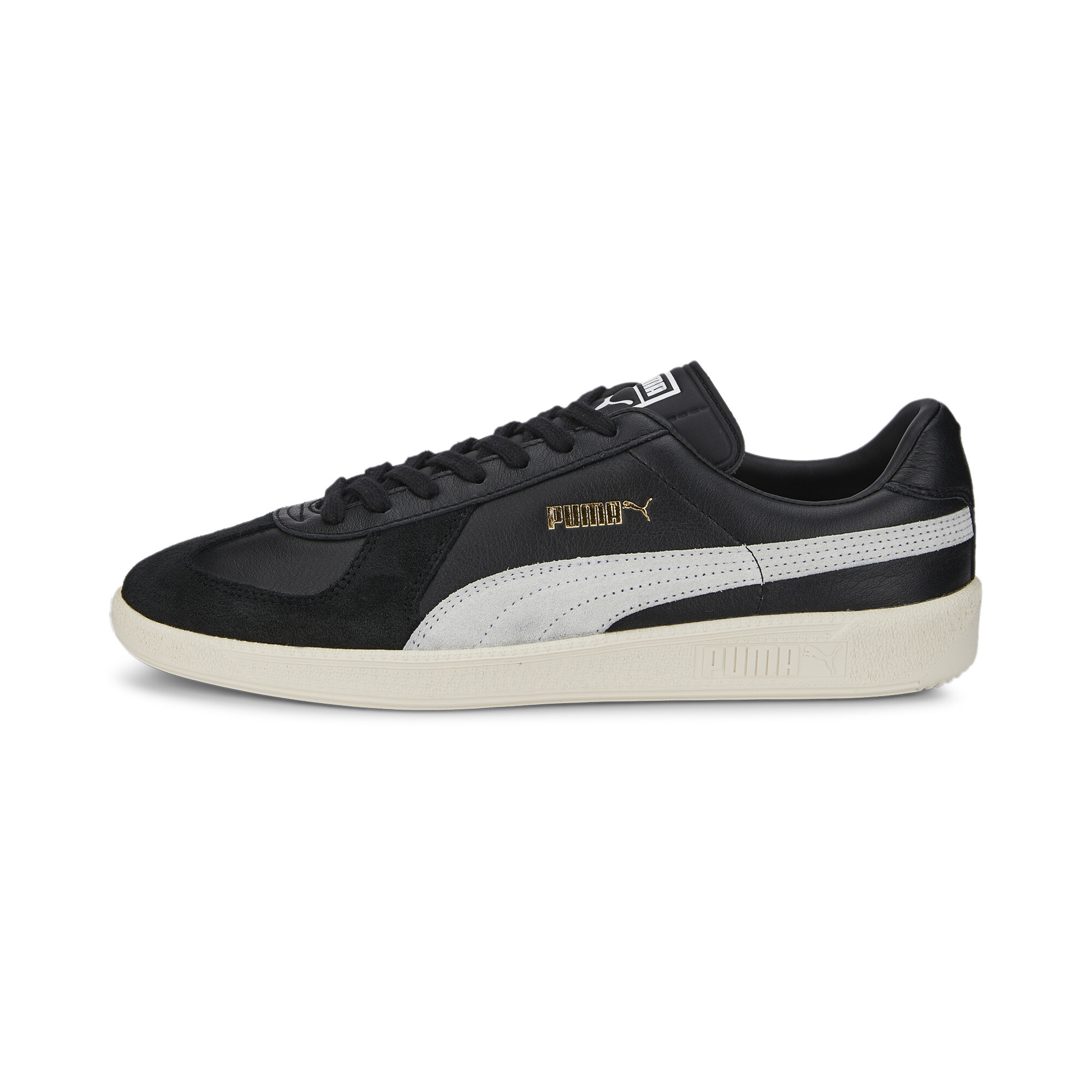 Men's PUMA Army Trainer Sneakers In Black, Size EU 37.5