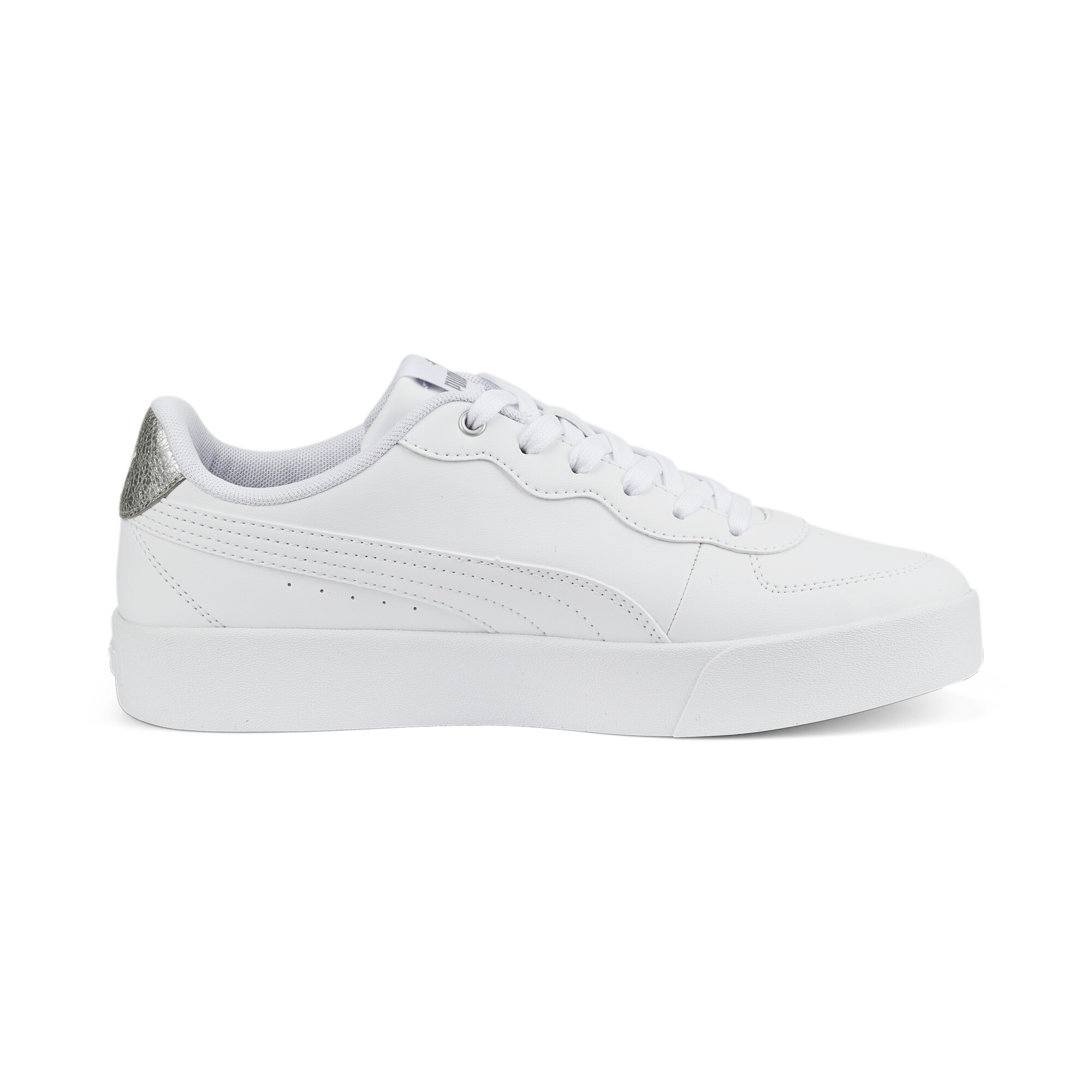 Women's Puma Skye Clean Distressed Sneakers, White, Size 36, Shoes