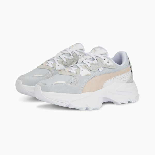 Orkid Tech Evolution Sneakers Women, Puma White-Platinum Gray, large-ZAF