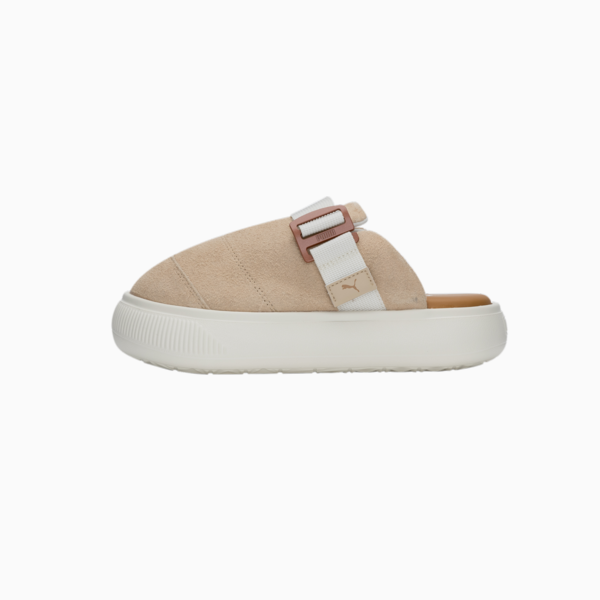 Suede Mayu Mule Sneakers Women, Light Sand-Pristine-Desert Tan, large-ZAF