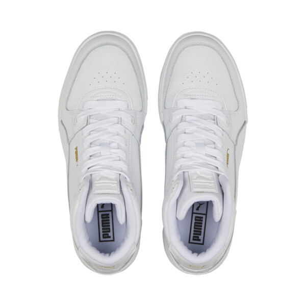 CA Pro Mid Sneakers, Puma White-Puma Team Gold, large-ZAF