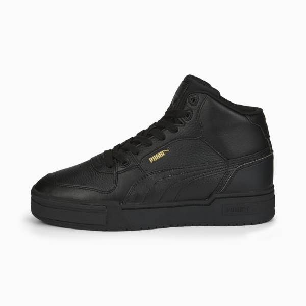 CA Pro Mid Sneakers, Puma Black-Puma Team Gold, large-ZAF