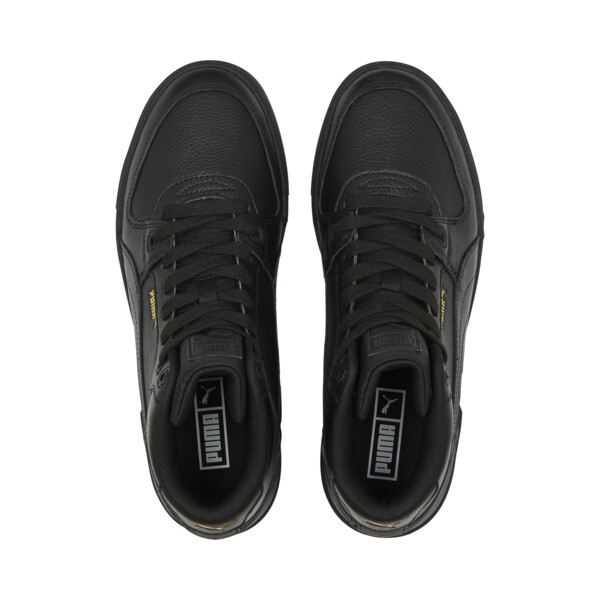 CA Pro Mid Sneakers, Puma Black-Puma Team Gold, large-ZAF