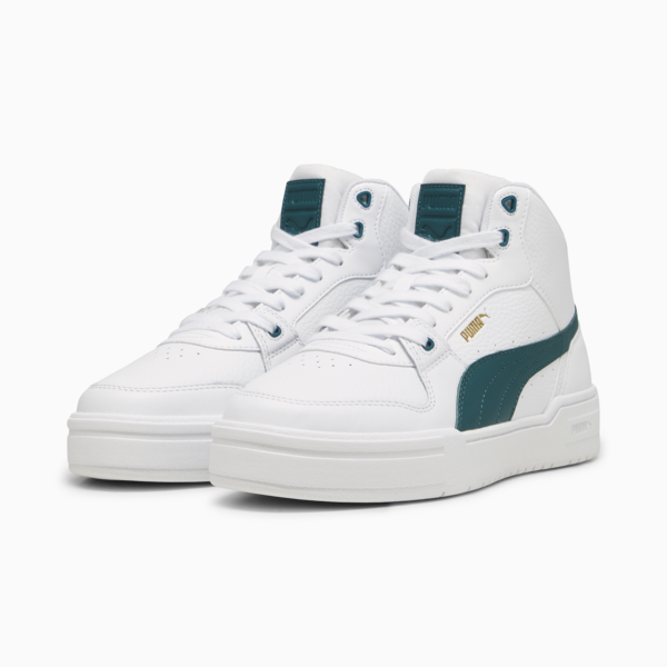 CA Pro Mid Sneakers, PUMA White-Malachite, large-ZAF