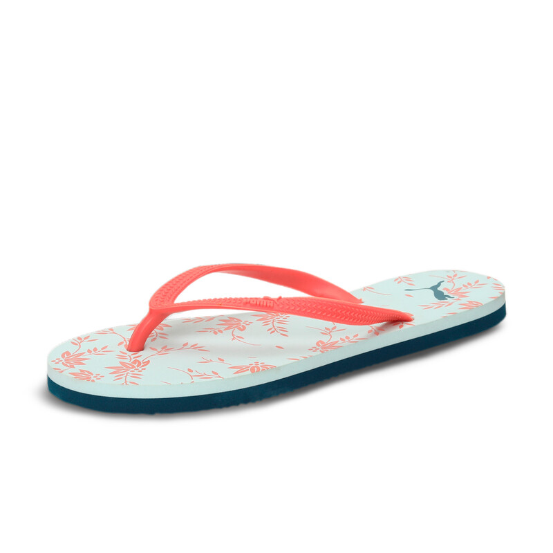 

Women's PUMA Zoey Flip Flops, Black/pink/coral