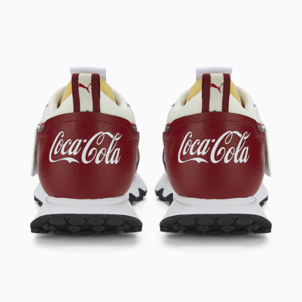 PUMA x COCA-COLA Rider FV Sneakers, Intense Red-Puma Silver-Ivory Glow, large-ZAF