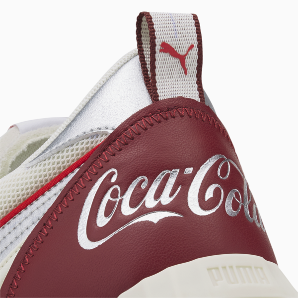 PUMA x COCA-COLA Rider FV Sneakers, Intense Red-Puma Silver-Ivory Glow, large-ZAF