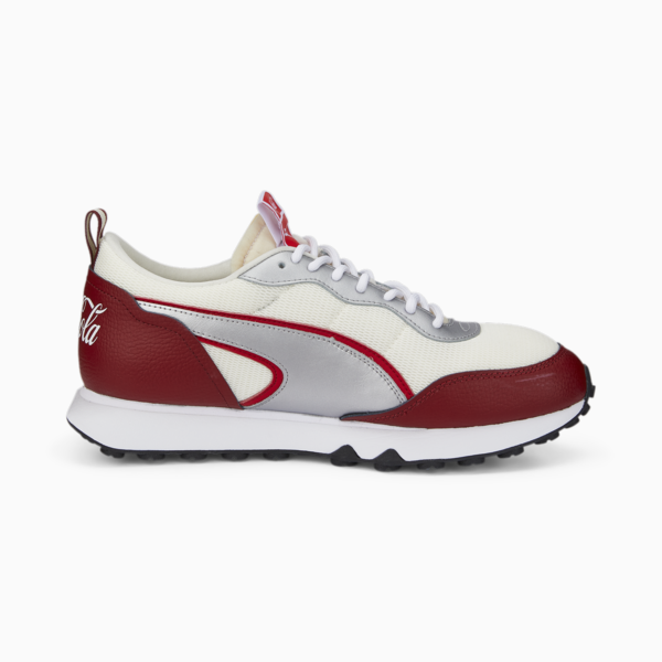 PUMA x COCA-COLA Rider FV Sneakers, Intense Red-Puma Silver-Ivory Glow, large-ZAF