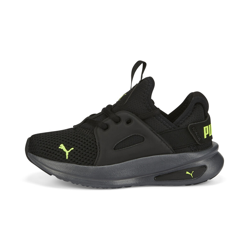 

PUMA Softride Enzo Evo Kids' Shoes, Black/yellow