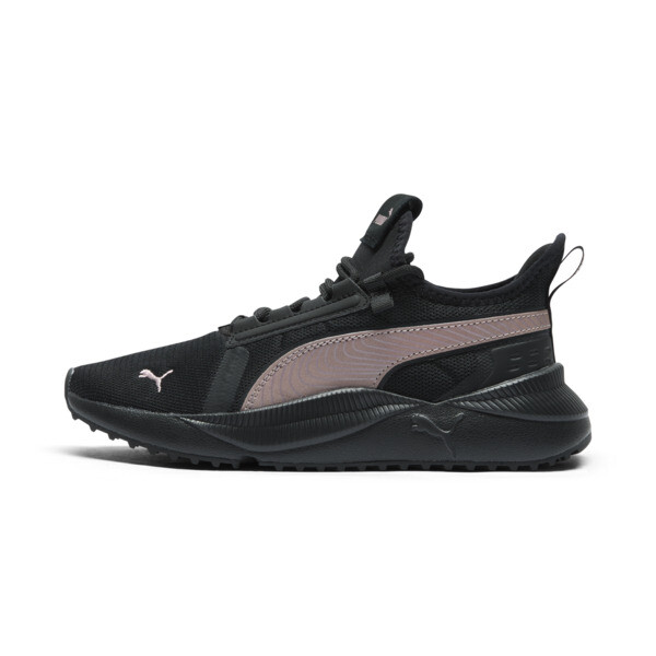 Puma Pace Future Street Wide Women's Sneakers In Black-rose Gold