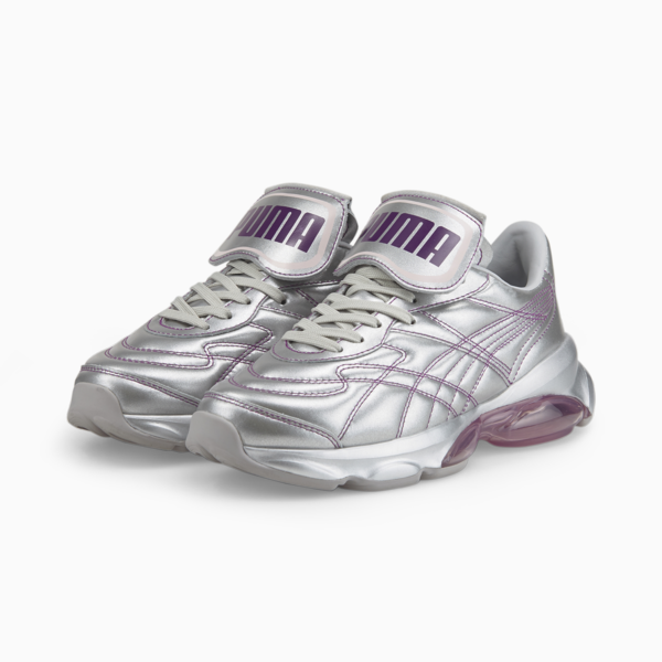 PUMA x DUA LIPA Cell Dome King ML Women's Trainers, Puma Silver-Byzantium-Pink Lady, large-ZAF