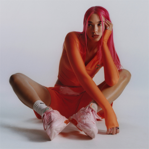 PUMA x DUA LIPA Cell Dome King ML Women's Trainers, Pink Lady-Carrot-Irish Green, large-ZAF
