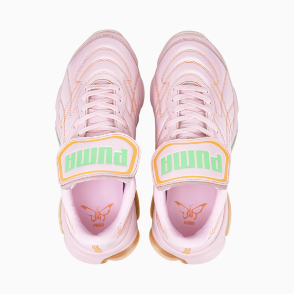 PUMA x DUA LIPA Cell Dome King ML Women's Trainers, Pink Lady-Carrot-Irish Green, large-ZAF