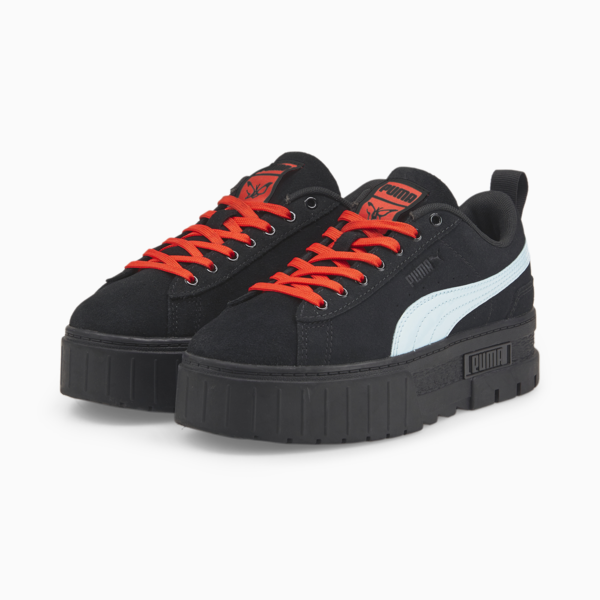 PUMA x DUA LIPA Mayze SD Women's Trainers, Puma Black-Blue Glow, large-ZAF