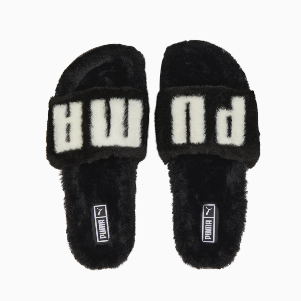 Sandalias Leadcat 2.0 Fuzz para mujer, Puma Black-Puma White, large-MEX