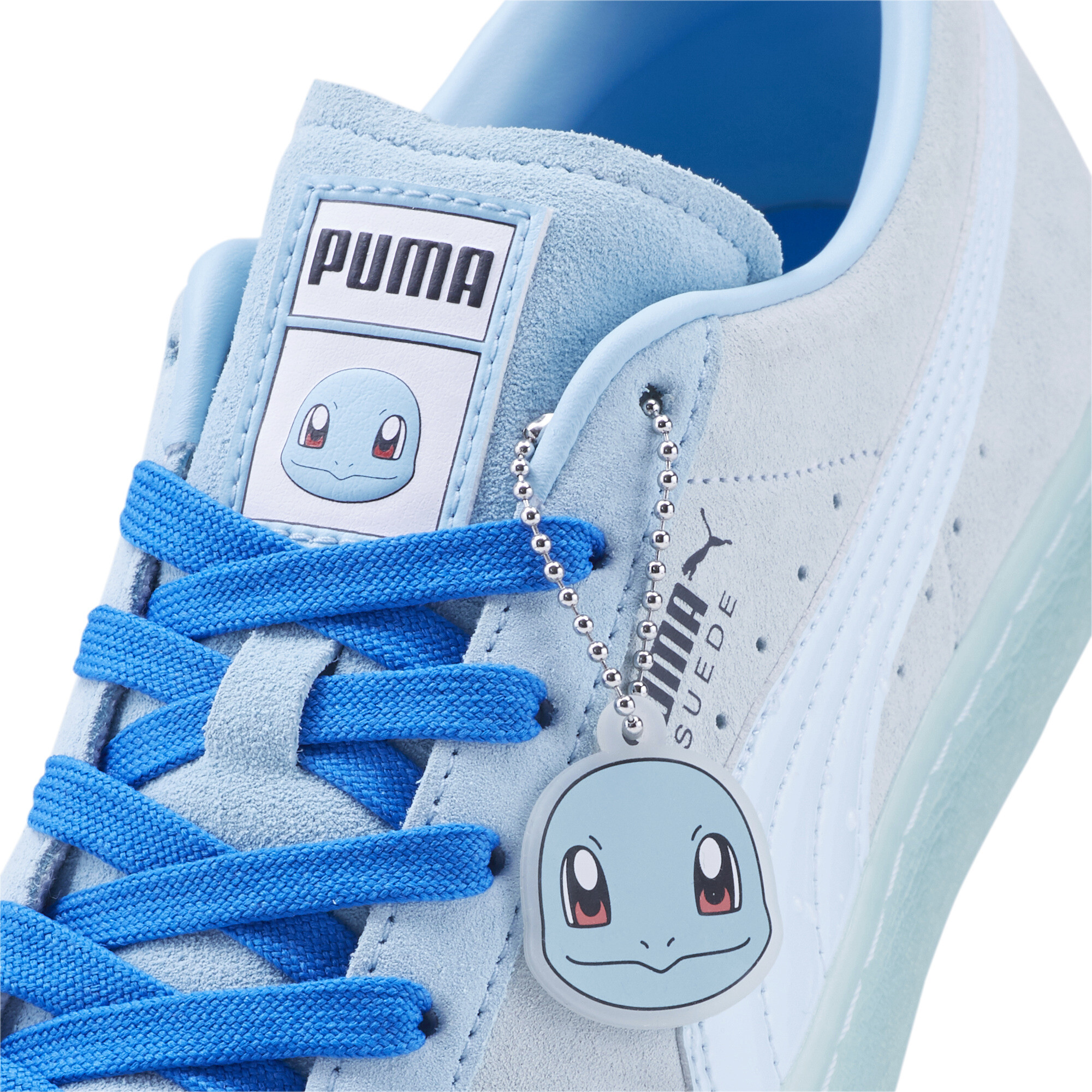 Puma X POKÉMON Suede Squirtle Sneakers, Blue, Size 47, Shoes