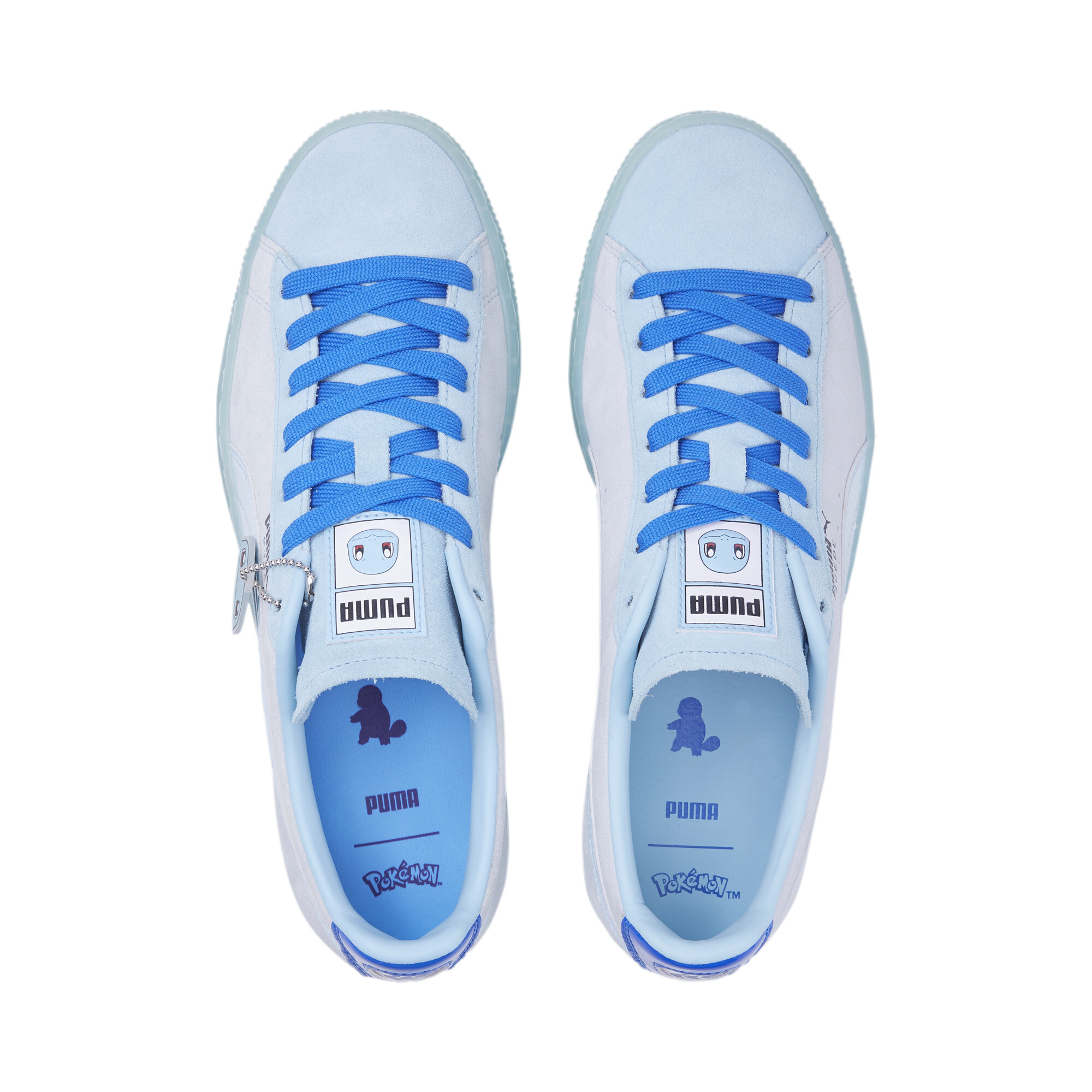 Puma X POKÉMON Suede Squirtle Sneakers, Blue, Size 47, Shoes